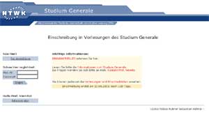 studium generale registration